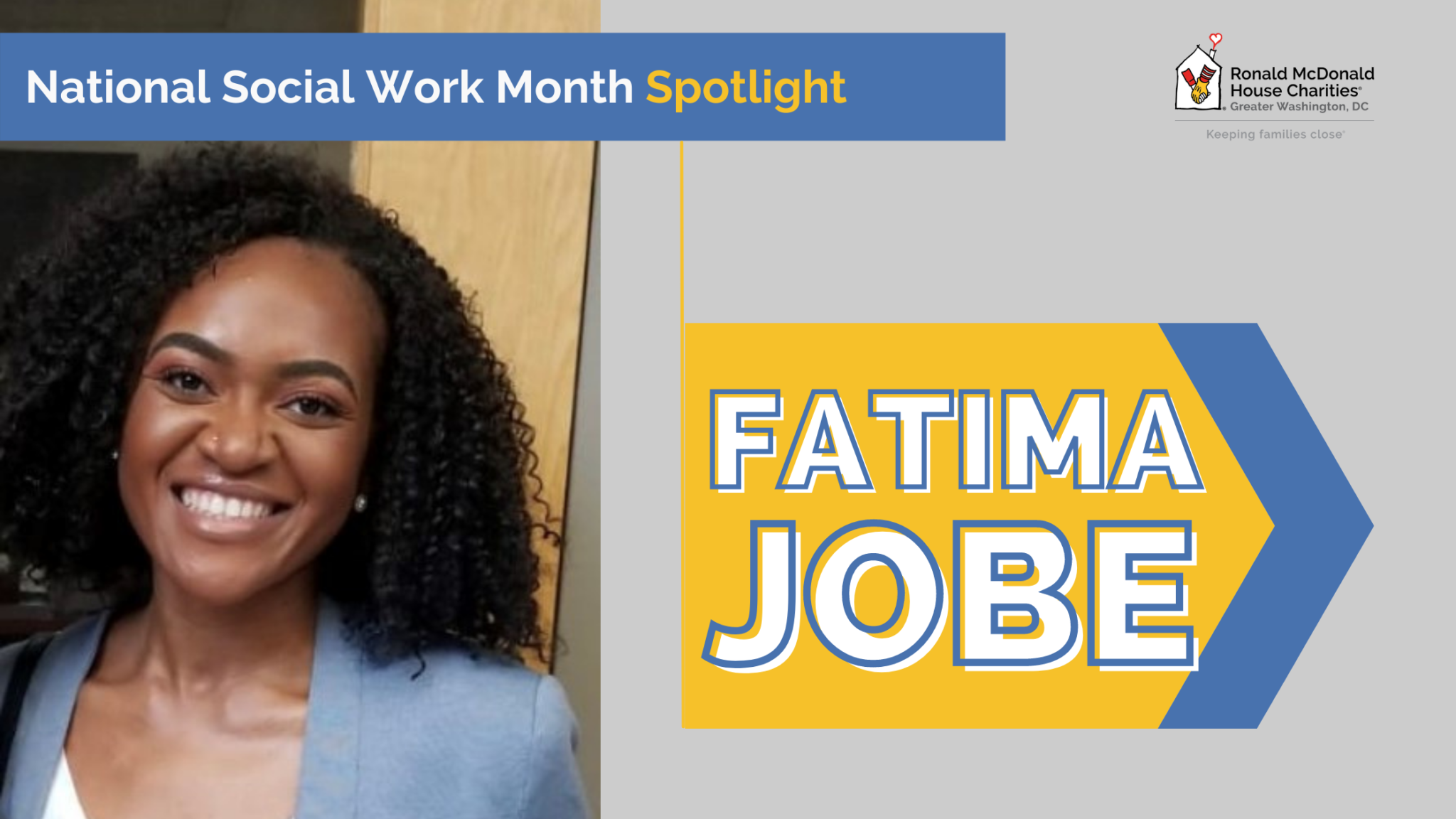 National Social Work Month Spotlight Fatima Job